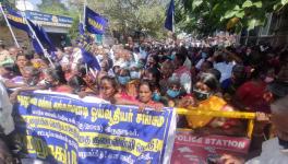 TN: Anganwadi and Mid-Day-Meal Workers Storm Chennai for Long Pending Demands