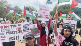 A protest action in solidarity with Palestine in Johannesburg on November 2. Photo: Pan Africanism Today
