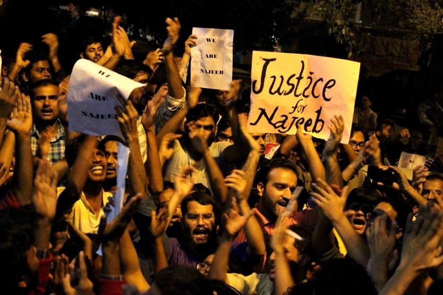 JNU protest, Najeeb