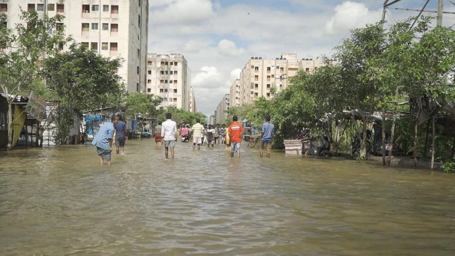 ​​Flood in Perumbakkam. Image courtesy: Lakshmi Kanth Bharathi