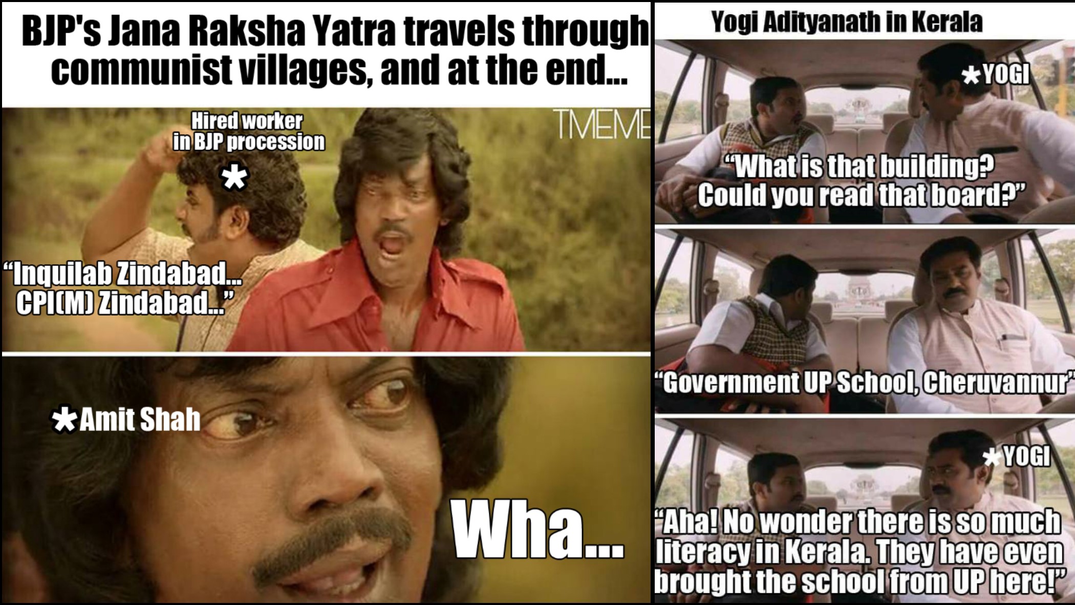 BJPs Jana Raksha Yatra In Kerala Flops As Malayali Humour Sends