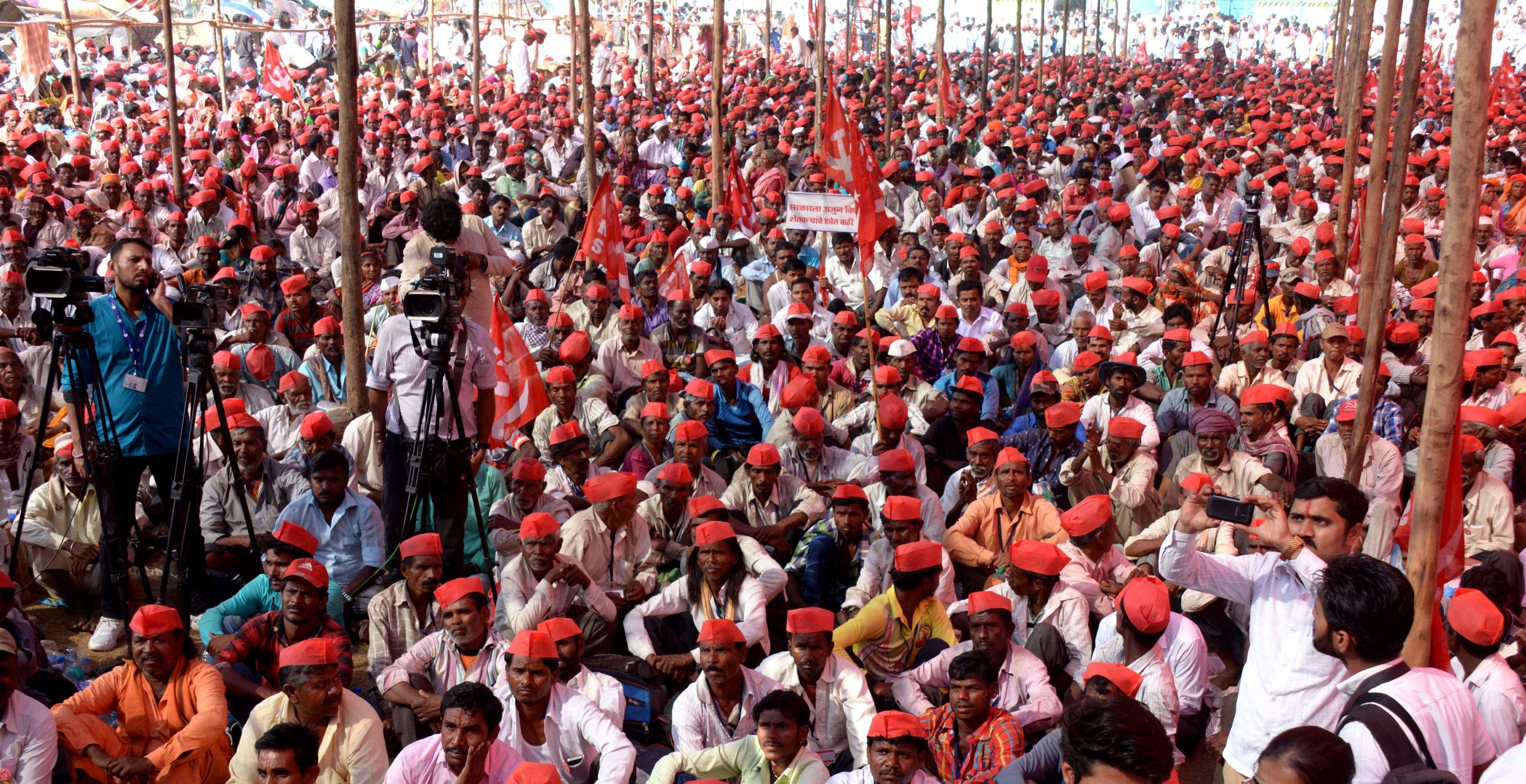 Image result for Kisan â Mazdoor Sangharsh rally