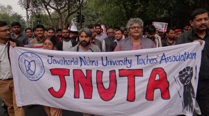 Image result for Targeting 48 Teachers under CCS Rules anti-Constitutional: JNUTA