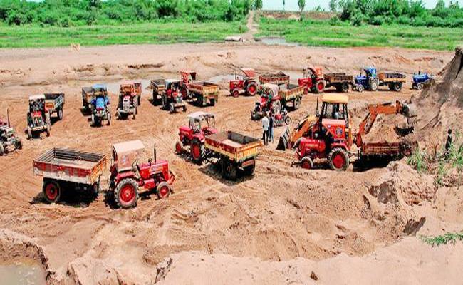 Image result for sand crisis : ys jagan government brought on by one's self