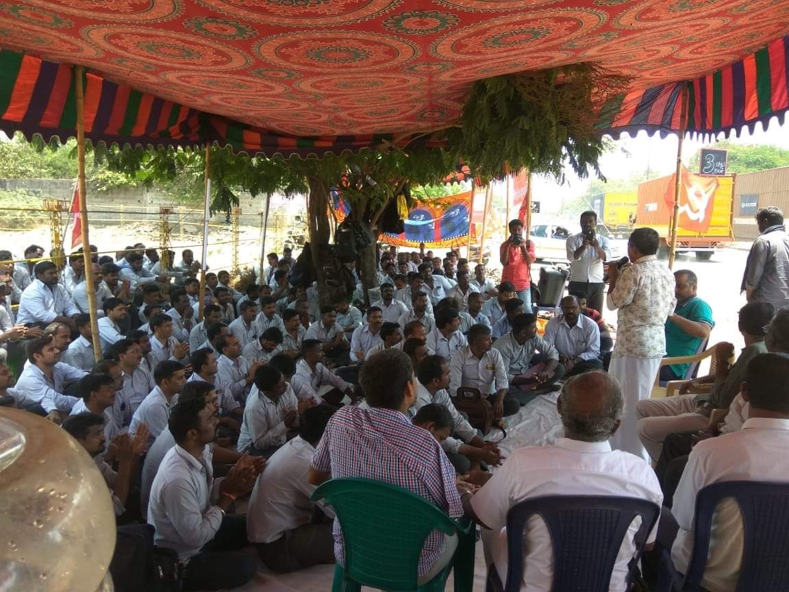 Asahi Glass Workers Demand Reinstatement of 28 Workers in Chennai ...