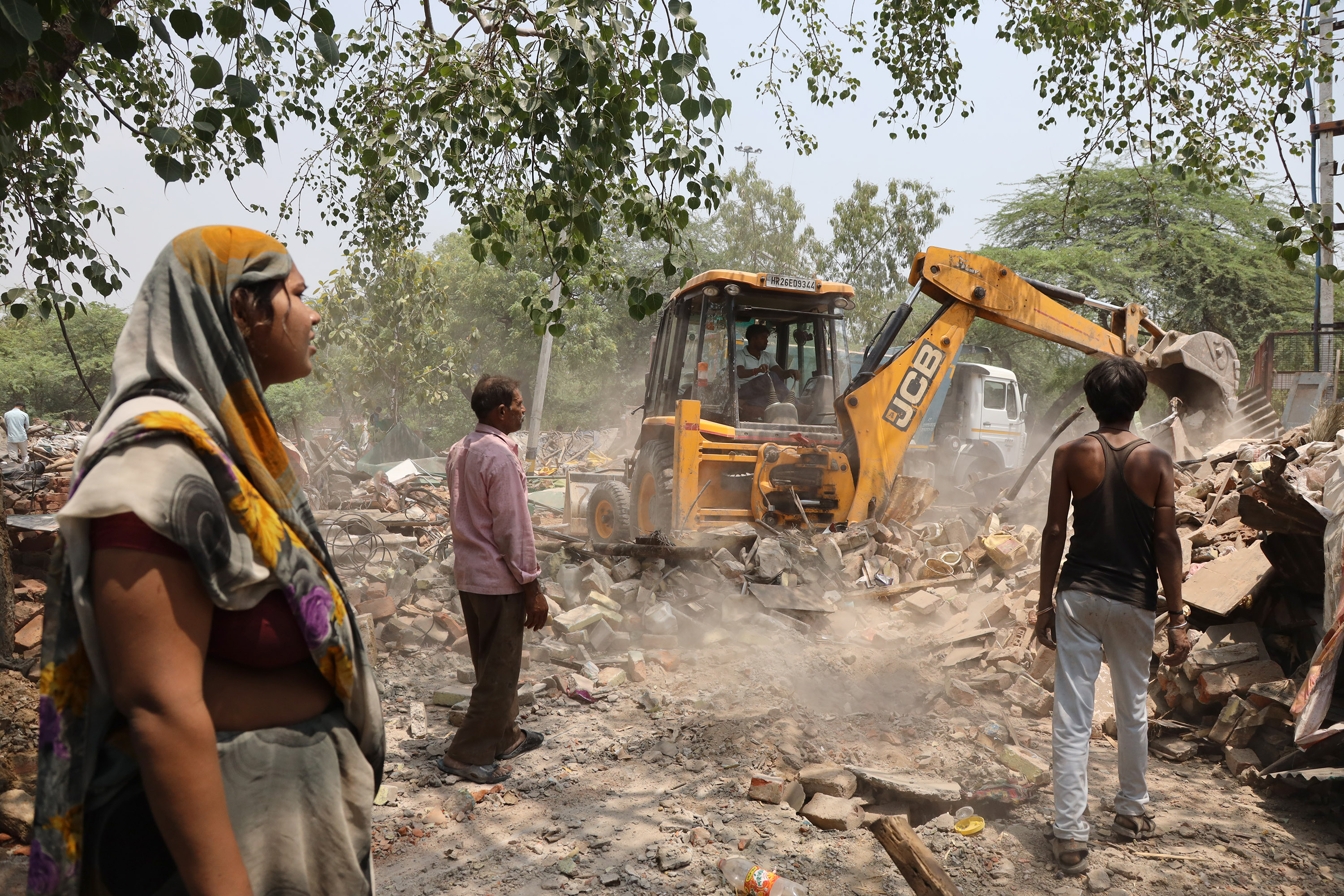 In Pictures Demolition in Delhi’s Dhaula Kuan Leaves Hundreds Homeless, Sparks Public Uproar