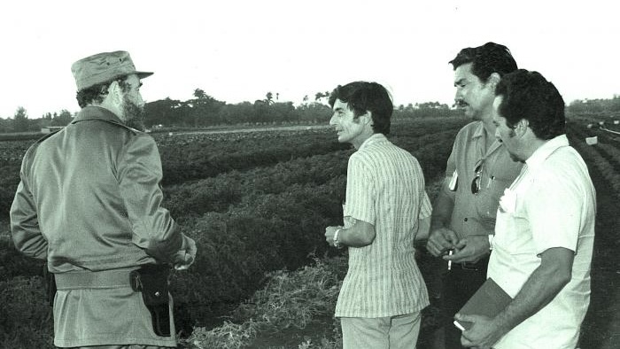 Fidel Castro visiting agricultural production in Cuba. Photo: Granma