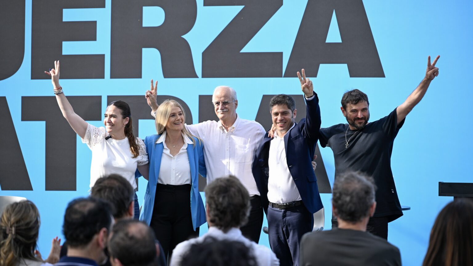 Peronist Fuerza Patria rally. Photo: Axel Kicilof / X