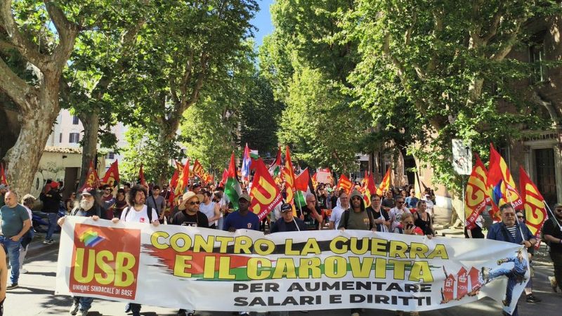 Italy: Thousands Protest Against War, Cost of Living Crisis