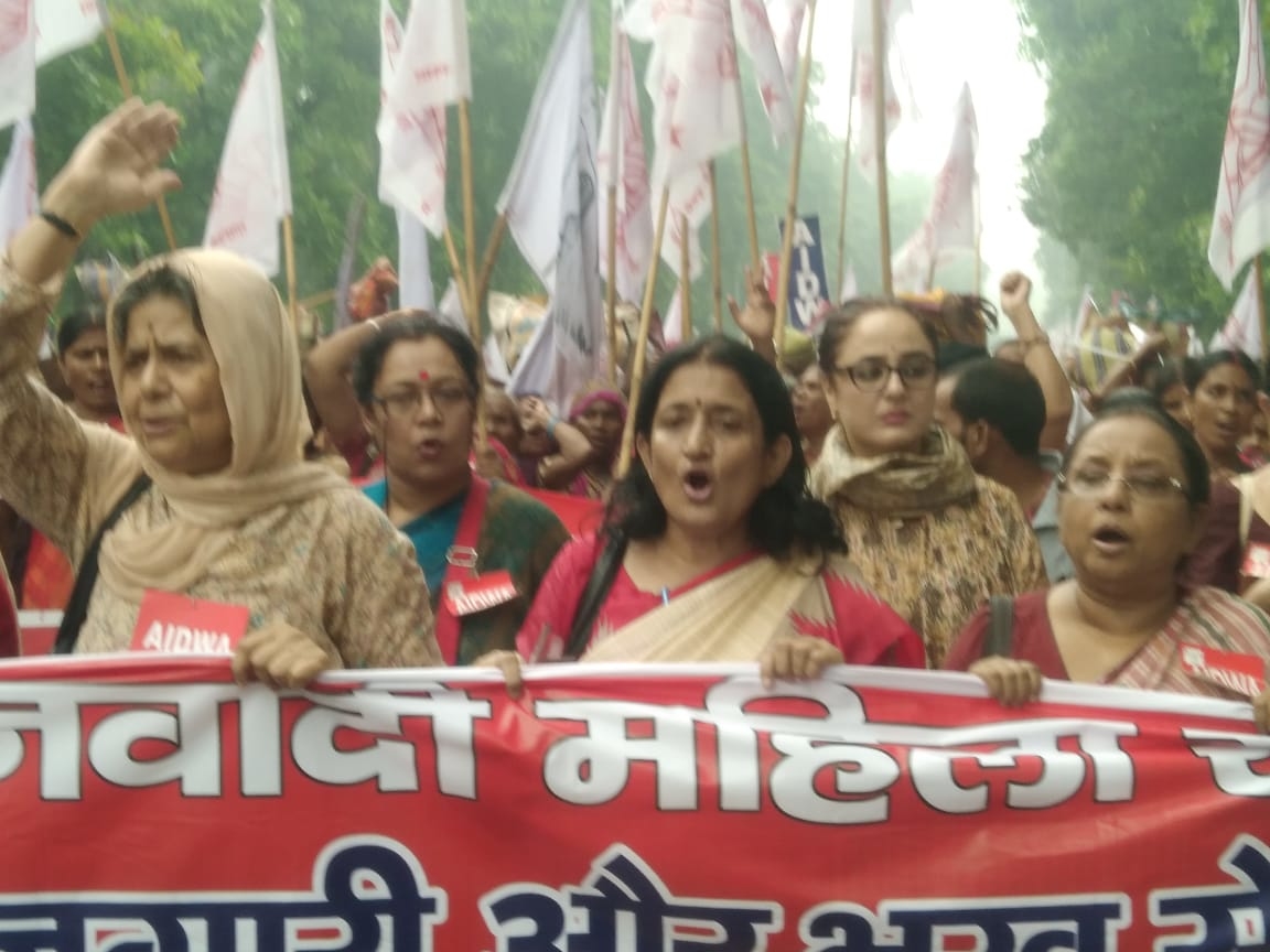 Massive Protest by Women Demands Food, Jobs and End to Violence – India ...