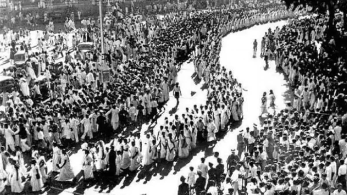 gandhi quit india speech analysis