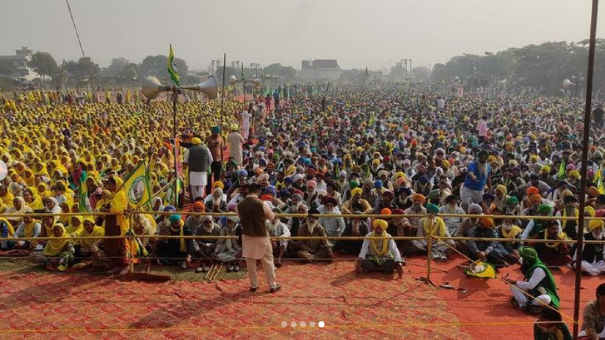 one year of farm protests: thousands of farmers descend on delhi borders to mark the day | newsclick