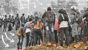 Cajibío, Cauca: clash during forced coca eradication. Photo: PUPSOC