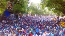 Jantar Mantar Turns Blue on the Call of Bhim Army 