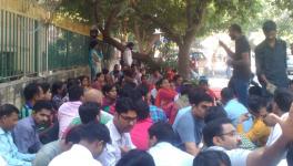 Strike of Nurses and Paramedical Staff at ILBS, Delhi