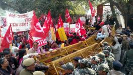 Scheme Workers Submit Memorandum to PM While Observing All India Strike 