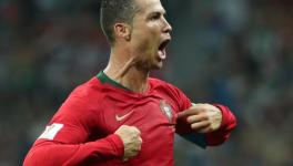 Cristiano Ronaldo of Portugal at FIFA World Cup