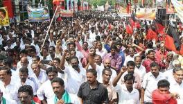 Protest Against Salem-Chennai Green Corridor