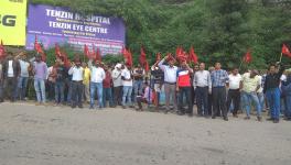 CITU protest against Diamond restaurant in Shimla