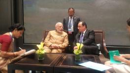 Modi and Hollande at G20