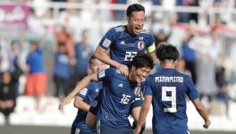 Japan football team players at AFC Asian Cup 2019