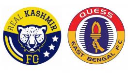 Real Kashmir FC vs East Bengal I-League match in New Delhi