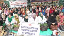National Health Mission contractual employees in Jammu & Kashmir