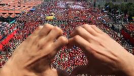 Thousands march in Caracas in support of Bolivarian Revolution, Maduro