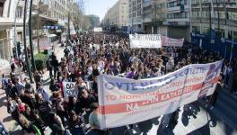 Secondary School Students in Greece Protest the new Lyceum Bill Proposed in the Parliament