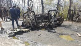 Blast Damages CRPF Vehicle on Jammu-Srinagar Highway