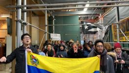 Picketers from various organisations and movements blocked the attempts of Venezuelan opposition members to illegally occupy a Venezuelan consular building in NYC.