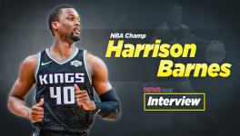 Interview with NBA basketball side Sacramento Kings' forward Harrison Barnes