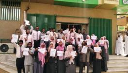 Bank employees in Sudan participated massively in today's strike.
