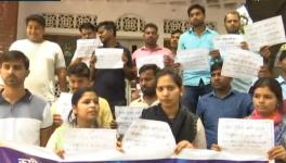 UP Police Exam Candidates of 2013 Stage Protest Over Appointment Letter, Beaten Mercilessly