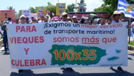 Somos más que 100x35 collective marches in San Juan.