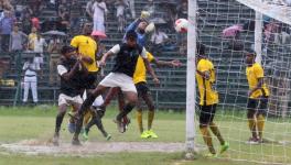 Mohammedan Sporting vs Aryan Club Calcutta Football League match