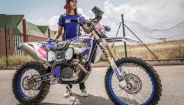 Aishwarya Pissay of TVS Racing, the 2019 FIM Bajas Women's World Cup champion