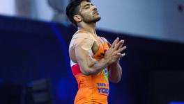 Wrestler Ravinder Gets Silver Medal