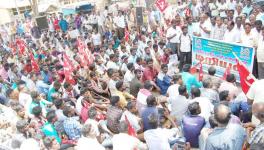 Tamil Nadu Electricity Board Contract Workers Protest