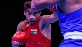 Indian boxer Shiva Thapa at Olympic Test Event for Boxing in Tokyo