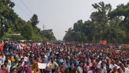 Slum Dwellers Hold Massive March