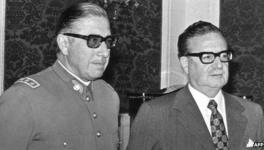 Gen Pinochet and Salvador Allende