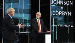 Boris Johnson and Jeremy Corbyn face-off in the final TV debate in the run-up to the general election