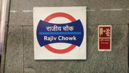 Slogans Raised Inside Rajiv Chowk Metro Station