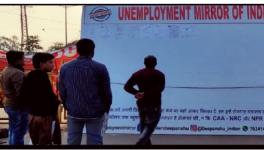 Delhi Elections: At Shaheen Bagh, Youths Erect ‘Unemployment Mirror of India’