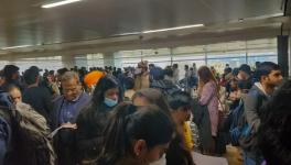 Coronavirus testing at Delhi airport