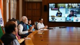 PM Modi interacting with representives of the media on Covid-19