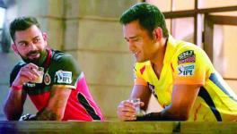 Indian cricket team skipper Virat Kohli and former captain MS Dhoni 