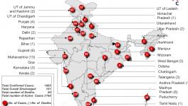 Coronavirus April 2 India Map