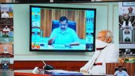 Prime Minister Narendra Modi had a video conference call with chief ministers of states and Union Territories on the issue of extending the lockdown. Courtesy: AAP/Twitter